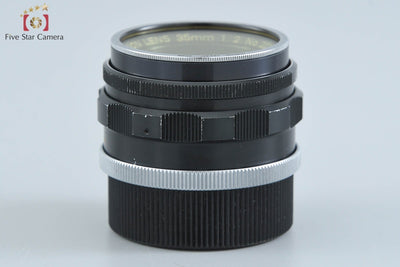 [Used] Canon 35mm f/2 L39 Leica Screw Mount, Overhauled in October 2025