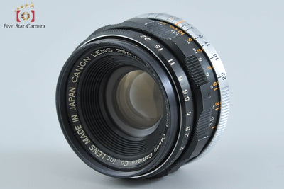 [Used] Canon 35mm f/2 L39 Leica Screw Mount, Overhauled in October 2025