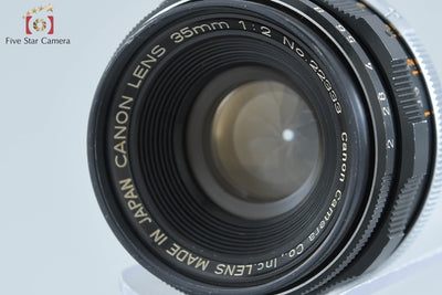 [Used] Canon 35mm f/2 L39 Leica Screw Mount, Overhauled in October 2025