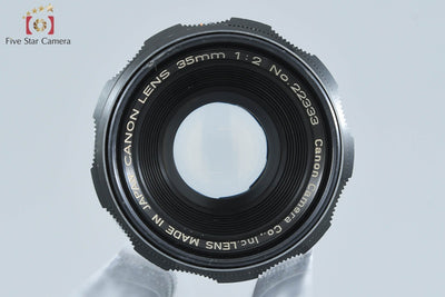 [Used] Canon 35mm f/2 L39 Leica Screw Mount, Overhauled in October 2025