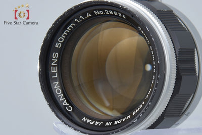 [Used] Canon 50mm f/1.4 L39 Leica Screw Mount