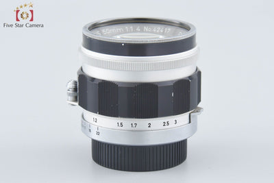 [Used] Canon 50mm f/1.4 L39 Leica Screw Mount