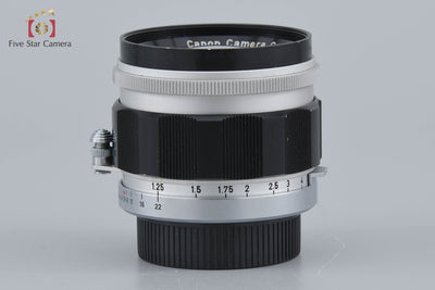 [Used] Canon 50mm f/1.4 L39 Leica Screw Mount