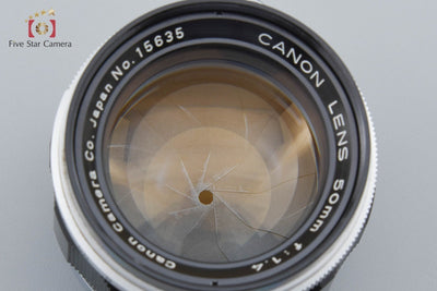 [Used] Canon 50mm f/1.4 L39 Leica Screw Mount