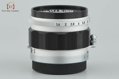[Used] Canon 50mm f/1.4 L39 Leica Screw Mount