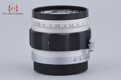 [Used] Canon 50mm f/1.4 L39 Leica Screw Mount