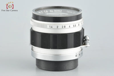 [Used] Canon 50mm f/1.4 L39 Leica Screw Mount