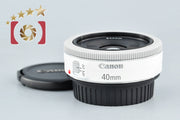 [Used] Canon EF 40mm f/2.8 STM White