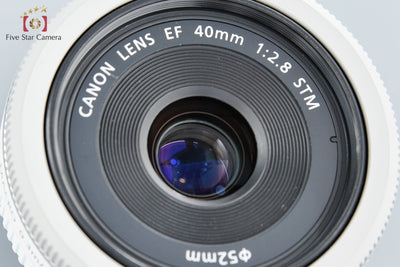 [Used] Canon EF 40mm f/2.8 STM White