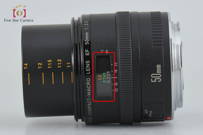 [Used] Canon EF 50mm f/2.5 Compact Macro