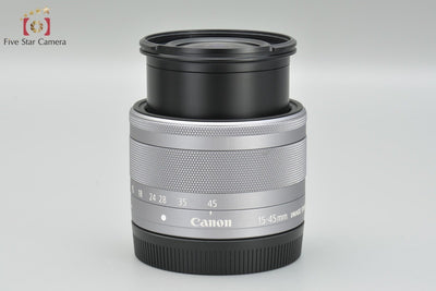 [Used] Canon EF-M 15-45mm f/3.5-6.3 IS STM Silver