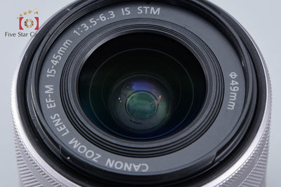 [Used] Canon EF-M 15-45mm f/3.5-6.3 IS STM Silver