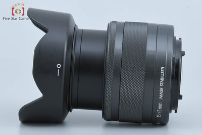 【中古】Canon キヤノン EF-M 15-45mm f/3.5-6.3 IS STM ブラック