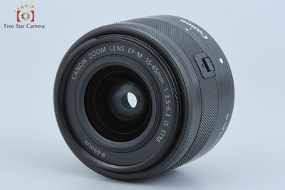 【中古】Canon キヤノン EF-M 15-45mm f/3.5-6.3 IS STM ブラック