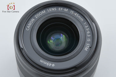 [Used] Canon EF-M 15-45mm f/3.5-6.3 IS STM Black