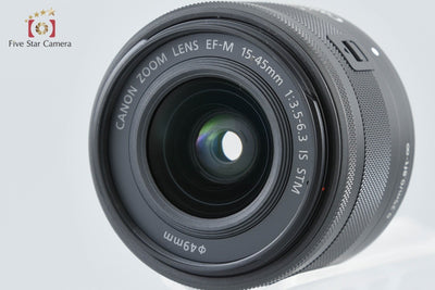 [Used] Canon EF-M 15-45mm f/3.5-6.3 IS STM Black