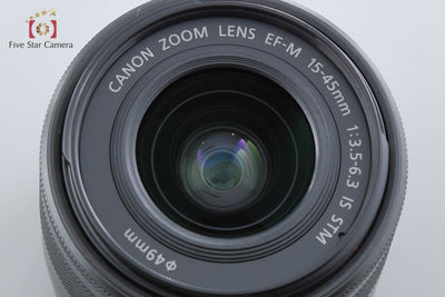 [Used] Canon EF-M 15-45mm f/3.5-6.3 IS STM Black