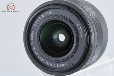 [Used] Canon EF-M 15-45mm f/3.5-6.3 IS STM Black