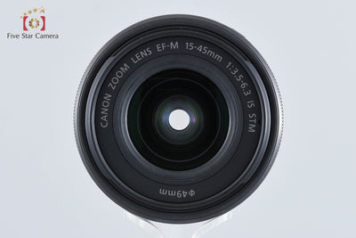 [Used] Canon EF-M 15-45mm f/3.5-6.3 IS STM Black