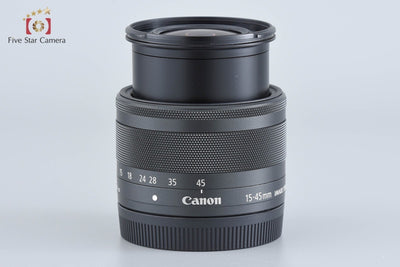 [Used] Canon EF-M 15-45mm f/3.5-6.3 IS STM Black