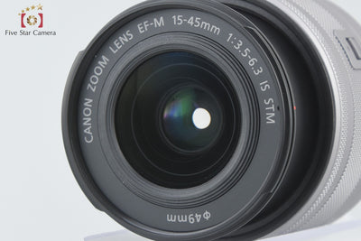 【中古】Canon キヤノン EF-M 15-45mm f/3.5-6.3 IS STM シルバー