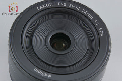 [Used] Canon EF-M 22mm f/2 STM Black