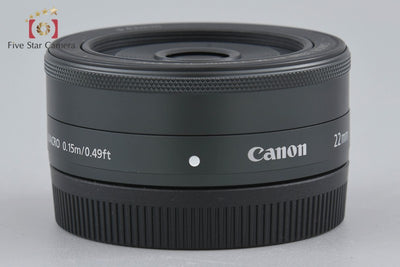 [Used] Canon EF-M 22mm f/2 STM Black