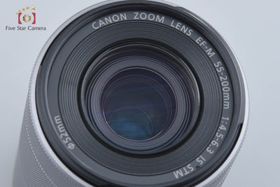 [Used] Canon EF-M 55-200mm f/4.5-6.3 IS STM Silver
