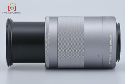 [Used] Canon EF-M 55-200mm f/4.5-6.3 IS STM Silver