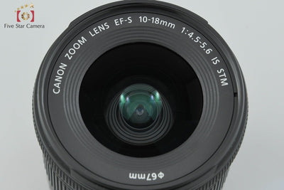 [Used] Canon EF-S 10-18mm f/4.5-5.6 IS STM with Original Box