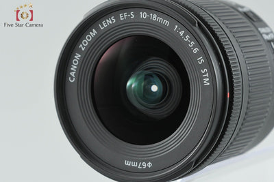 [Used] Canon EF-S 10-18mm f/4.5-5.6 IS STM with Original Box