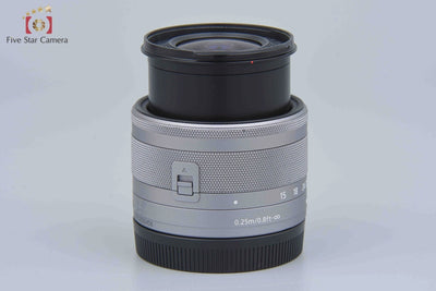 【中古】Canon キヤノン EF-M 15-45mm f/3.5-6.3 IS STM シルバー