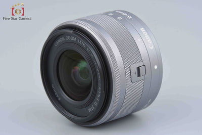 【中古】Canon キヤノン EF-M 15-45mm f/3.5-6.3 IS STM シルバー