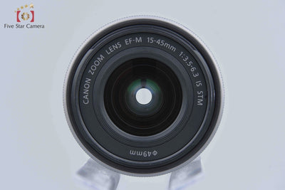 【中古】Canon キヤノン EF-M 15-45mm f/3.5-6.3 IS STM シルバー