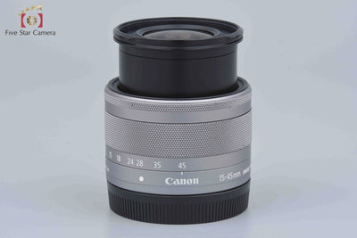 【中古】Canon キヤノン EF-M 15-45mm f/3.5-6.3 IS STM シルバー