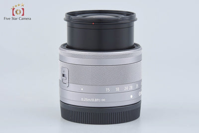 【中古】Canon キヤノン EF-M 15-45mm f/3.5-6.3 IS STM シルバー