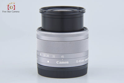 【中古】Canon キヤノン EF-M 15-45mm f/3.5-6.3 IS STM シルバー