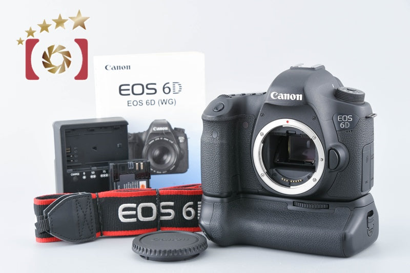 Used] Canon EOS 6D + BG-E13 Battery Grip