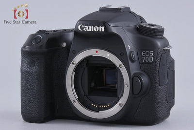 [Used] Canon EOS 70D Digital SLR Camera