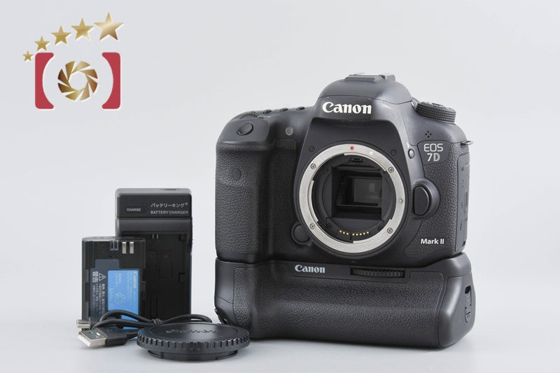 [Used] Canon EOS 7D Mark II Digital SLR Camera + BG-E16 Battery Grip