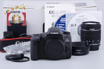 Used - Canon EOS 8000D + EF-S 18-55mm F3.5-5.6 IS STM with Original Box