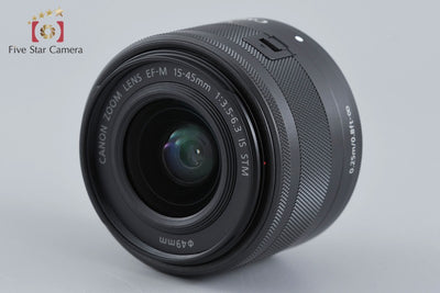 [Used] Canon EOS Kiss M EF-M 15-45 IS STM Lens Kit Black