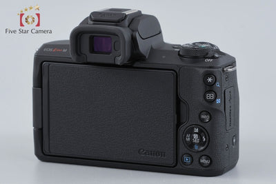 [Used] Canon EOS Kiss M EF-M 15-45 IS STM Lens Kit Black