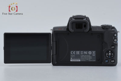 [Used] Canon EOS Kiss M EF-M 15-45 IS STM Lens Kit Black