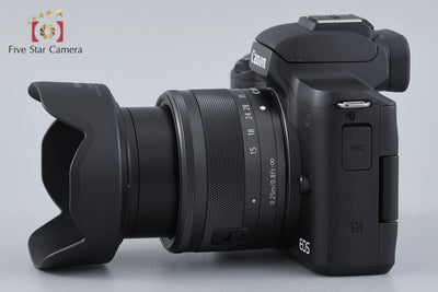 [Used] Canon EOS Kiss M EF-M 15-45 IS STM Lens Kit Black