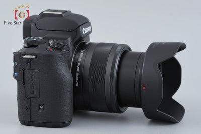 [Used] Canon EOS Kiss M EF-M 15-45 IS STM Lens Kit Black