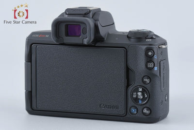 [Used] Canon EOS Kiss M EF-M 15-45 IS STM Lens Kit Black