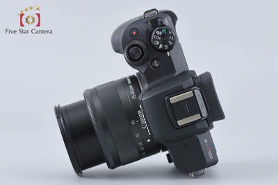 [Used] Canon EOS Kiss M EF-M 15-45 IS STM Lens Kit Black