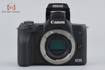 [Used] Canon EOS Kiss M Double Zoom Kit Black