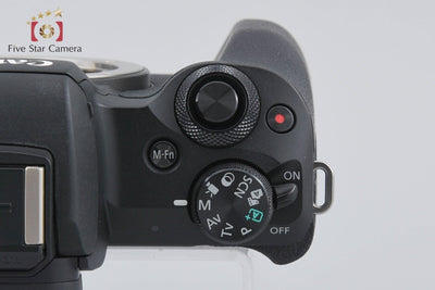 [Used] Canon EOS Kiss M Double Zoom Kit Black